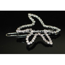 2015 Neue Shinning Star Form Mädchen Rhinestone Haarclip Crystal Hairgrip